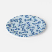 小さい人の男の子の第1誕生会 ペーパープレート (アングル)