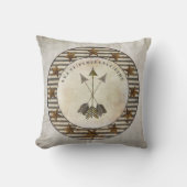 小さい人の男の赤ちゃんの素朴な農場のBohoの私達の子供部屋 クッション (正面)