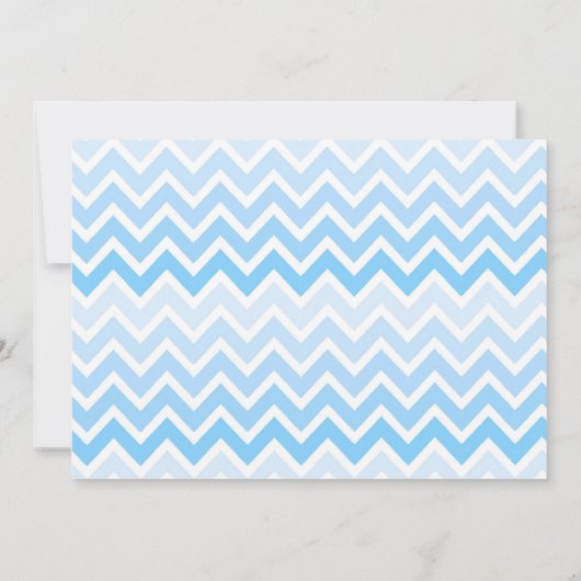 小さい人の誕生日の最初招待の髭の強打 招待状 (裏面)