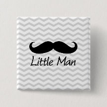 小さい人の髭のシェブロンのかわいい男の子