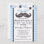 小さい人の髭のベビーシャワーの招待状 招待状 (正面)