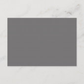 小さい人の髭の男の子のベビーシャワーはベビーのために予約します エンクロージャーカード (裏面)