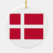 小さい人魚のコペンハーゲンの円のオーナメント セラミックオーナメント (裏面)