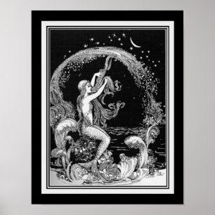 "小さい人魚" ca.の20年代- Ida Rentoul Outhwaite ポスター