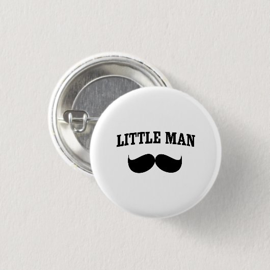 小さい人 缶バッジ (正面&裏面)