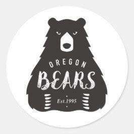 小さい円形のロゴのステッカー、光沢のある1つの½のインチ ラウンドシール