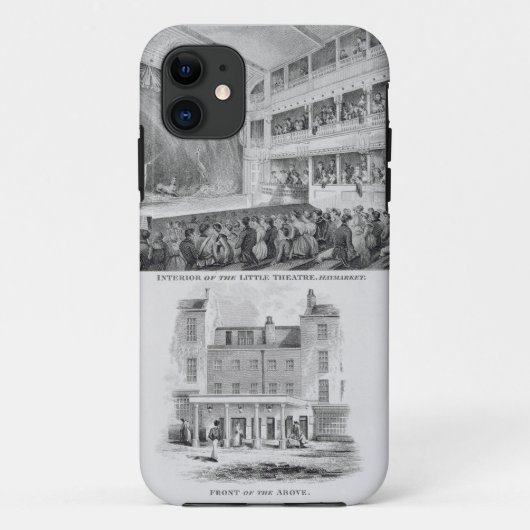 小さい劇場のインテリア、LondoのHaymarket Case-Mate iPhoneケース (裏面)