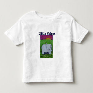 小さい助手-子供のワイシャツ トドラーTシャツ