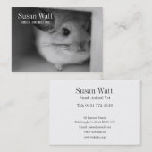 小さい動物の獣医の名刺 名刺 (正面/裏面)