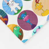 小さい動物毛布 フリースブランケット (角)