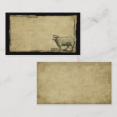 小さい単独ヒツジは名刺を整えます 名刺 (正面/裏面)