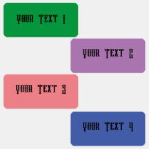 小さい四角形の防水ラベル