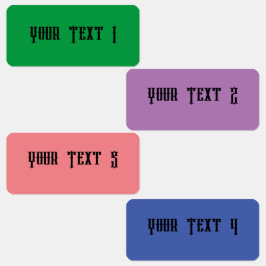 小さい四角形の防水ラベル ラベル