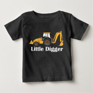 小さい坑夫-ベビーの素晴らしいジャージーのTシャツの ベビーTシャツ