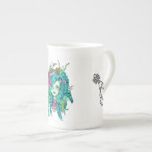 小さい外国のマグ ボーンチャイナマグカップ (正面右)