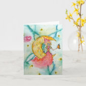 小さい夢のNotecardを夢を見て下さい カード (黄色い花)