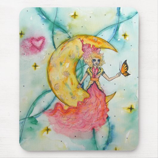 小さい夢を夢を見て下さい マウスパッド (正面)