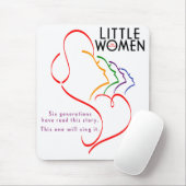 小さい女性はmousepadの"側面図を描きます" マウスパッド (マウス)