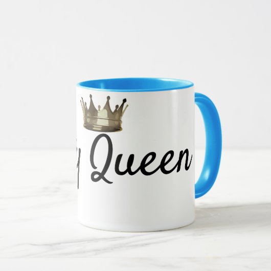 小さい女王のマグ マグカップ (正面右)