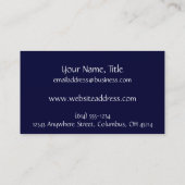 小さい妖精w/Unicornのファンタジーの名刺 名刺 (裏面)