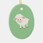 小さい子ヒツジ セラミックオーナメント (裏面)
