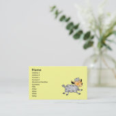 小さい子ヒツジ 名刺 (スタンド正面)