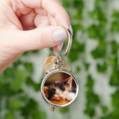 小さい子猫の睡眠 キーホルダー (手)