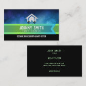 小さい家のスローガンの名刺 名刺 (正面/裏面)