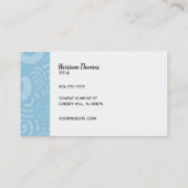 小さい家内経営カード 名刺 (裏面)