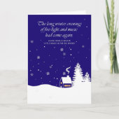 『小さい家』の冬の名言 クリスマス (正面)