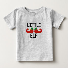 小さい小妖精や小人のクリスマス ベビーTシャツ