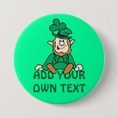 小さい小妖精-あなた自身の文字を加えて下さい 缶バッジ (正面)