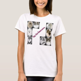 小さい幼児のポメラニア犬のTシャツ Tシャツ