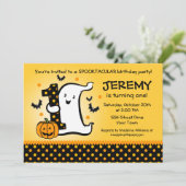 小さい幽霊の第1誕生日 招待状 (スタンド正面)