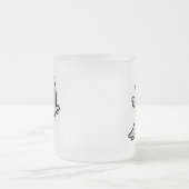 小さい幽霊 フロストグラスマグカップ (中央)