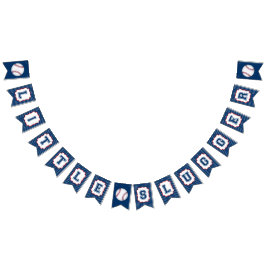 小さい強打者の野球のパーティーの旗布の旗 バンティングフラッグ