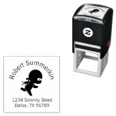 小さい忍者ランニングのArchアドレス セルフインキングスタンプ (インサイチュ)