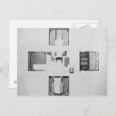 小さい応接室のための調度品 ポストカード (正面/裏面)