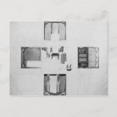 小さい応接室のための調度品 ポストカード (正面)