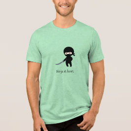 小さい怒忍者のハート トライブレンドＴシャツ