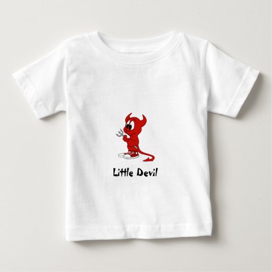 小さい悪魔 ベビーTシャツ (正面)
