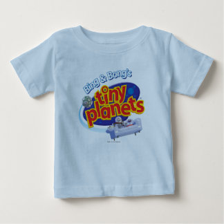 小さい惑星のロゴ ベビーTシャツ