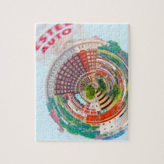 小さい惑星西部の自動造るカンザスシティ、MO. ジグソーパズル (縦)