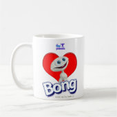 小さい惑星- I愛は鳴ります コーヒーマグカップ (左)