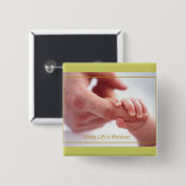 小さい手… 缶バッジ (正面&裏面)