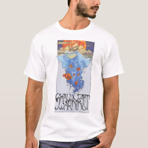 小さい技術警告バンド魚T Tシャツ