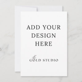 小さい招待状の白紙テンプレート（4.5 x 6.25） 招待状