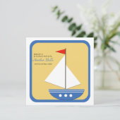 小さい操縦士-ベビーシャワーの招待状 招待状 (スタンド正面)