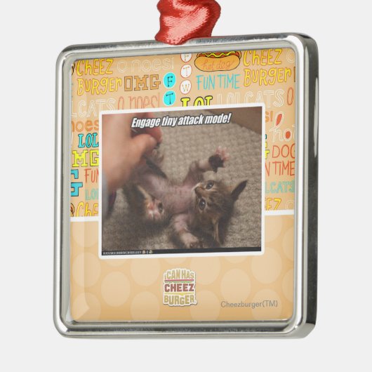 小さい攻撃モードを従事させて下さい! メタルオーナメント (左)