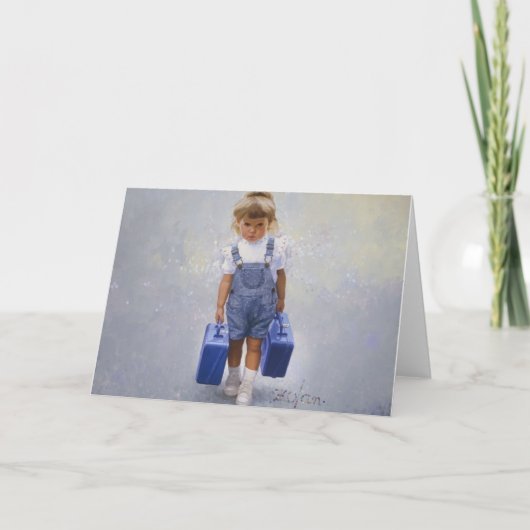 小さい旅行者 カード (正面)